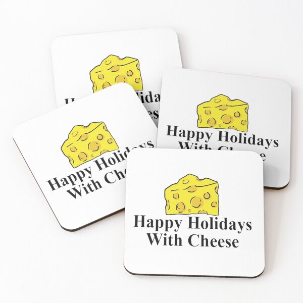 Item preview, Happy Holidays With Cheese designed and sold by NancyArtDesigns.