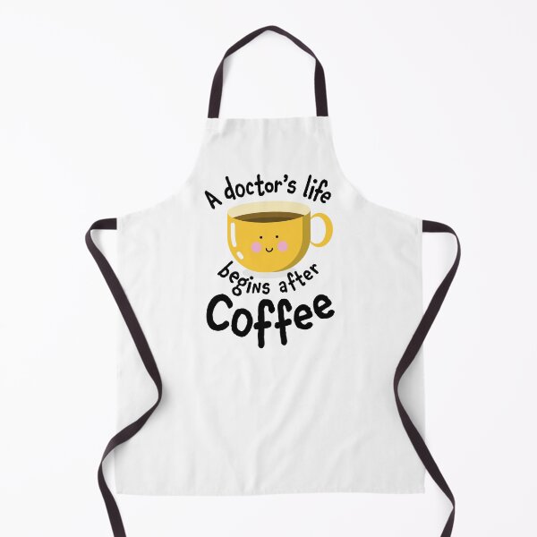 Item preview, A doctors's life begins after coffee designed and sold by Eenig.