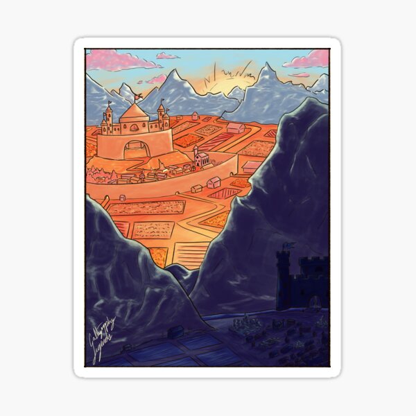 Item preview, The Kingdoms of Light and Dark designed and sold by CalligraphyL.