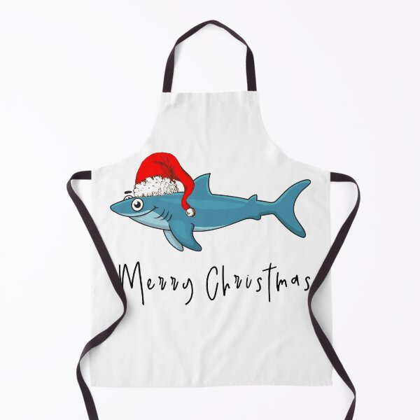 Item preview, Christmas Shark with Santas Hat designed and sold by Melin-aRT.
