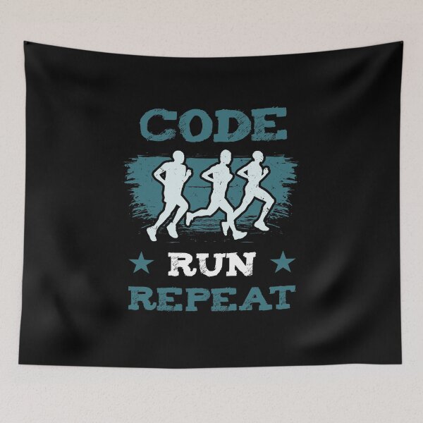 Item preview, Code Run Repeat I Running Tee For Developers and Programmers designed and sold by teweshirt.