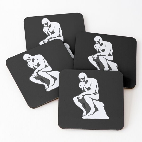 Item preview, Rodin - The Thinker (clean minimal version) designed and sold by isstgeschichte.