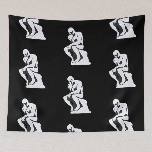 Item preview, Rodin - The Thinker (clean minimal version) designed and sold by isstgeschichte.