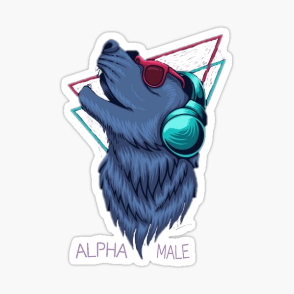 Alpha Male Sticker