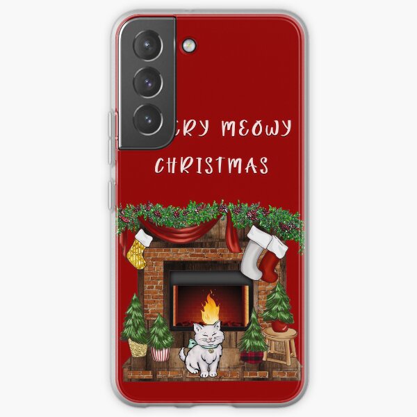 A very Meowy Christmas Design Samsung Galaxy Soft Case