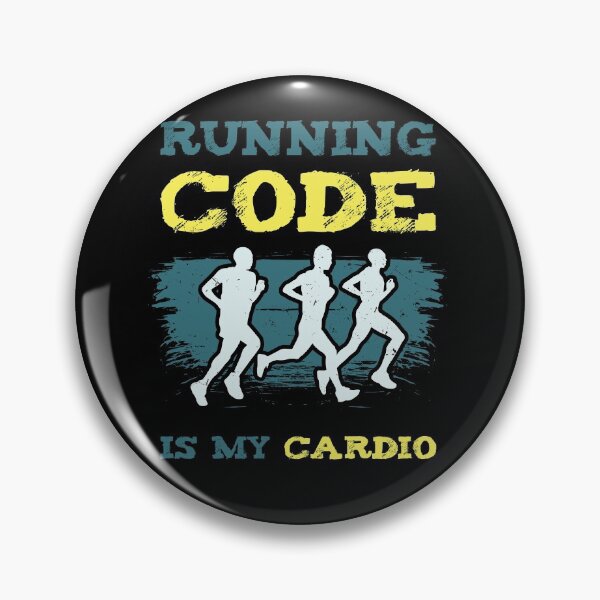 Item preview, Running Code Is My Cardio I Running Tee For Developers and Programmers designed and sold by teweshirt.