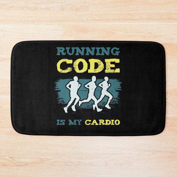 Item preview, Running Code Is My Cardio I Running Tee For Developers and Programmers designed and sold by teweshirt.