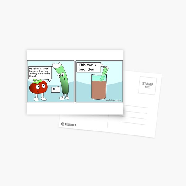Bloody Mary Postcard