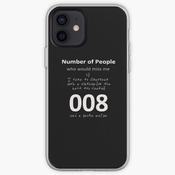 Number of People: Sinkholes iPhone Soft Case