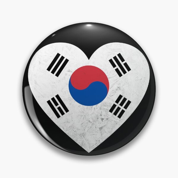 Item preview, Korea flag heart koreaboo south korea korean kpop designed and sold by DerNerd.