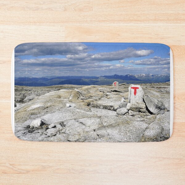 Item preview, Trail Marker on a Hiking Path in Norwegian Mountains designed and sold by AWomanAfoot.