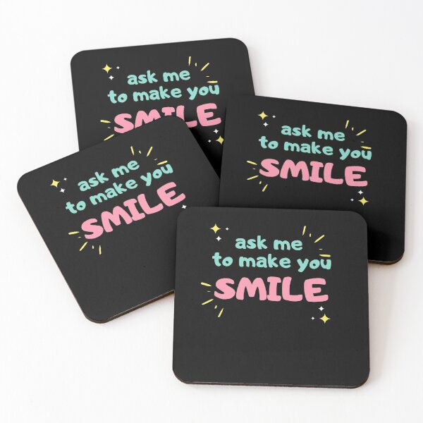 Item preview, ask me to make you smile - Cool Funny Graphic Design designed and sold by shopbikeshirt.