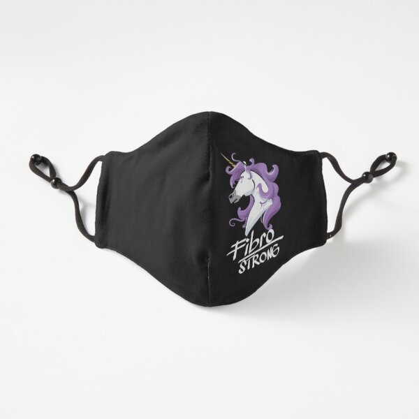 Fibro Strong Unicorn For Fibromyalgia Awareness Fitted 3-Layer