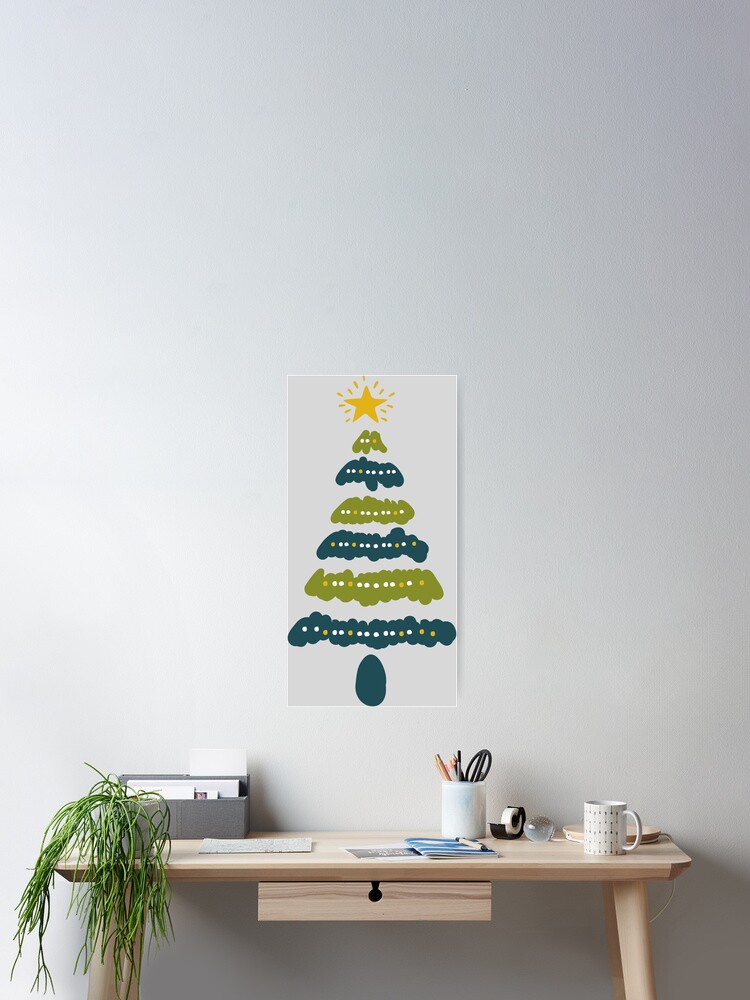 Thumbnail 2 of 3, Poster, Christmas Tree designed and sold by SHP2.