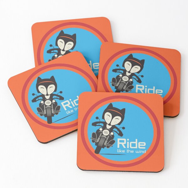 Item preview, Fox Biker riding a motorcycle designed and sold by studio838.