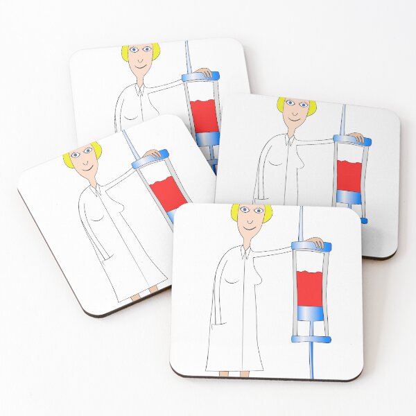 Item preview, Nurse with huge syringe designed and sold by siloto.