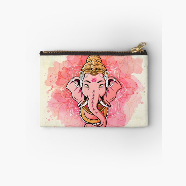 Item preview, Lord Ganesha with Mandala Flower Background designed and sold by SoccaTamam.