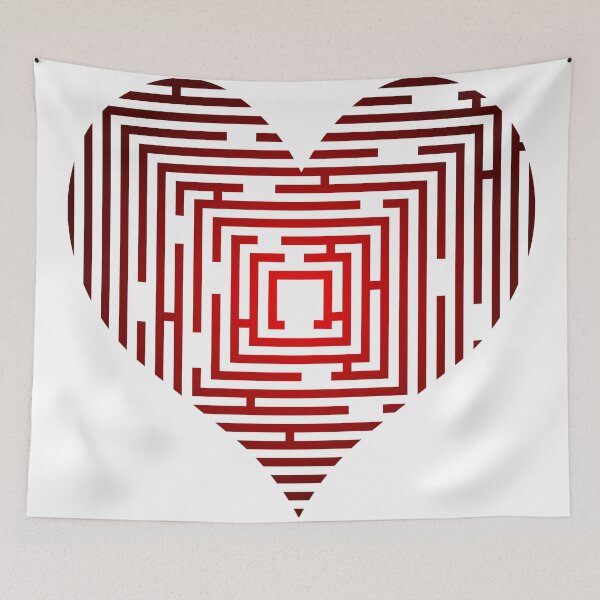 Item preview, Heart like a maze designed and sold by siloto.