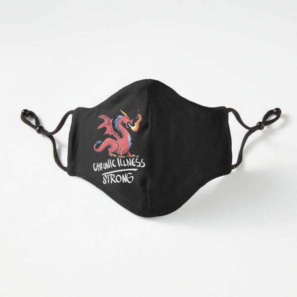 Chronic Illness Strong Dragon For Chronic Illness Awareness Fitted 3-Layer