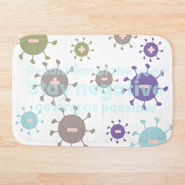Item preview, Resolution of the year: stay negative as long as possible-white background designed and sold by CSouissi.