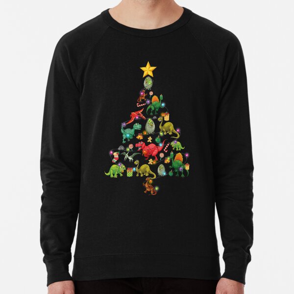 Item preview, Funny Dinosaur Rex Christmas Lights Tree Shirt Santa Saurus Lovers Xmas T Shirt designed and sold by tuanitus.