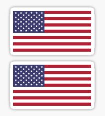 Pegatina Bandera de Estados Unidos × 2