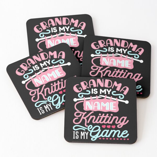 Item preview, Grandma Is My Name Knitting Is My Game designed and sold by Charles Brian.