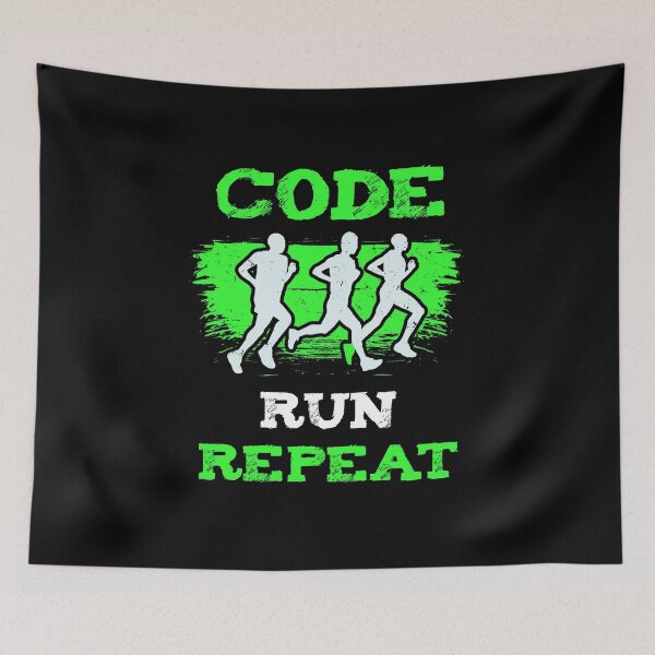 Item preview, Code Run Repeat I Running Tee For Developers and Programmers designed and sold by teweshirt.