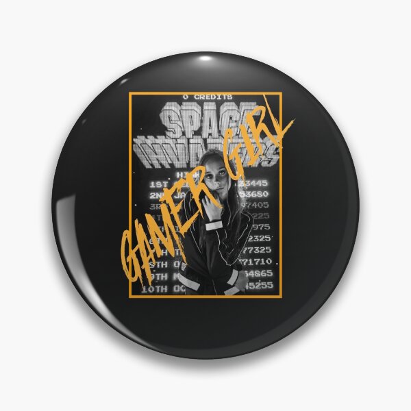 Item preview, Gamer Girl Photography Arcade Grayscale Highscore Board designed and sold by RareLoot19.