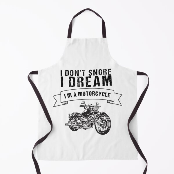 Item preview, I Don't Snore I Dream I'm a Motorcycle Black Type Graphic Design designed and sold by Artysneak.