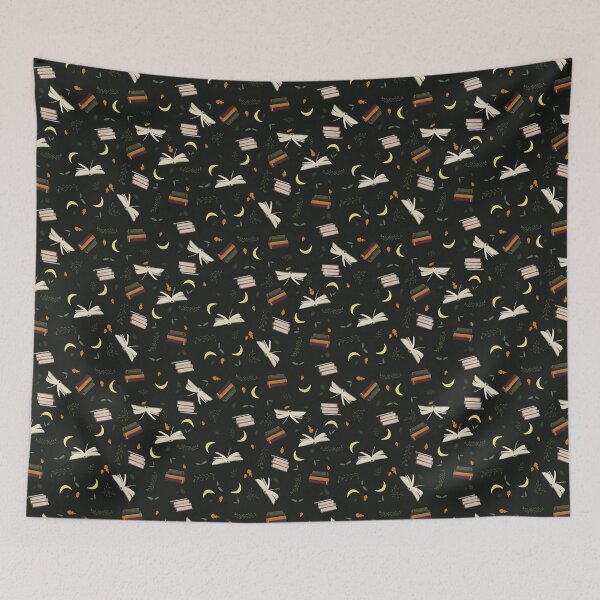 Item preview, Book Love - Botanical Book Pattern designed and sold by CoffeeandPixels.