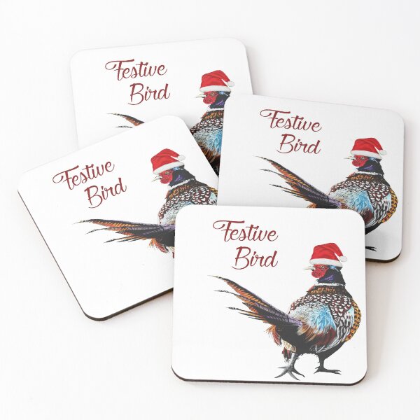 Item preview, Festive bird fun Christmas Pheasant designed and sold by IslesArt.