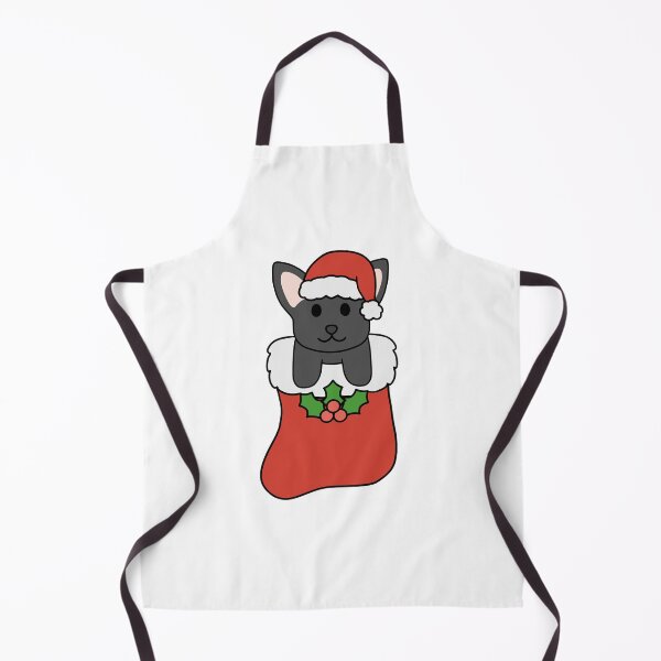 Item preview, Christmas Black Chihuahua Stocking designed and sold by BiscuitSnack.