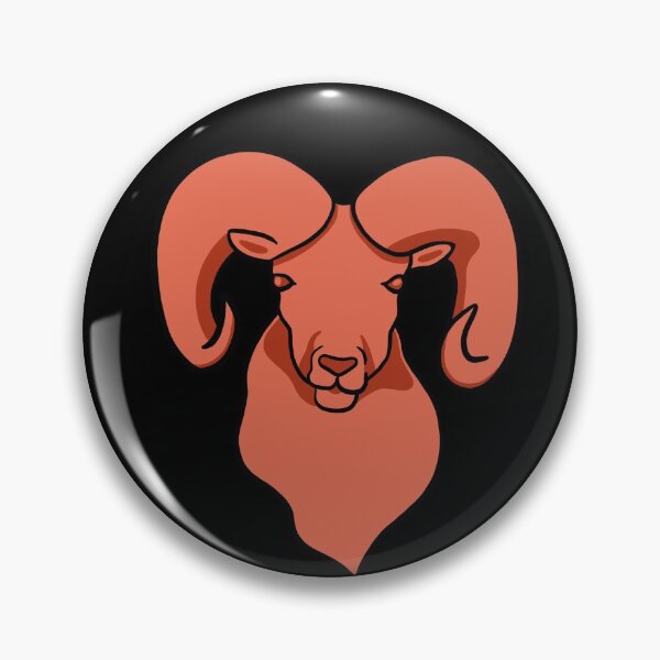 Item preview, Red Goat - Aries Zodiac Sign designed and sold by isstgeschichte.