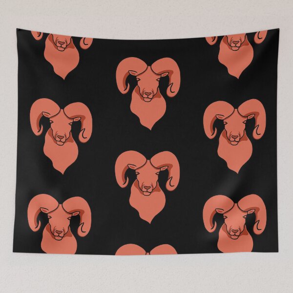 Item preview, Red Goat - Aries Zodiac Sign designed and sold by isstgeschichte.