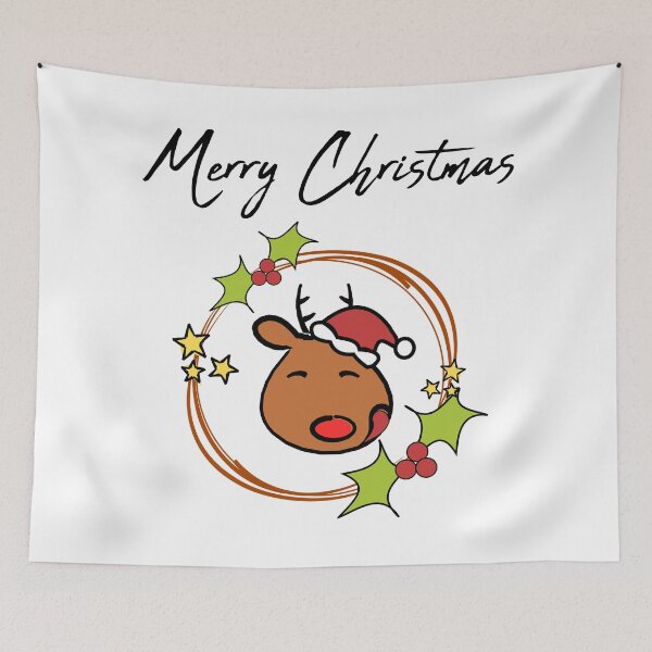 Item preview, Rudolph the red nose reindeer Christmas design designed and sold by DiscoDaisyy.