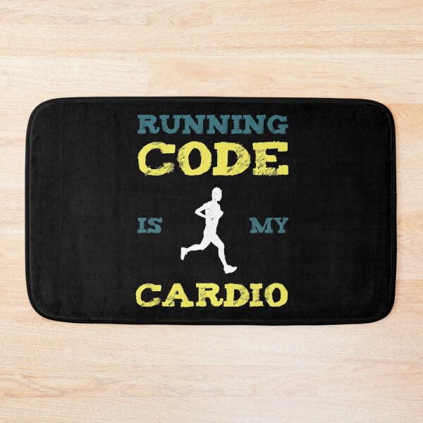 Item preview, Running Code Is My Cardio I Running Tee For Developers and Programmers designed and sold by teweshirt.