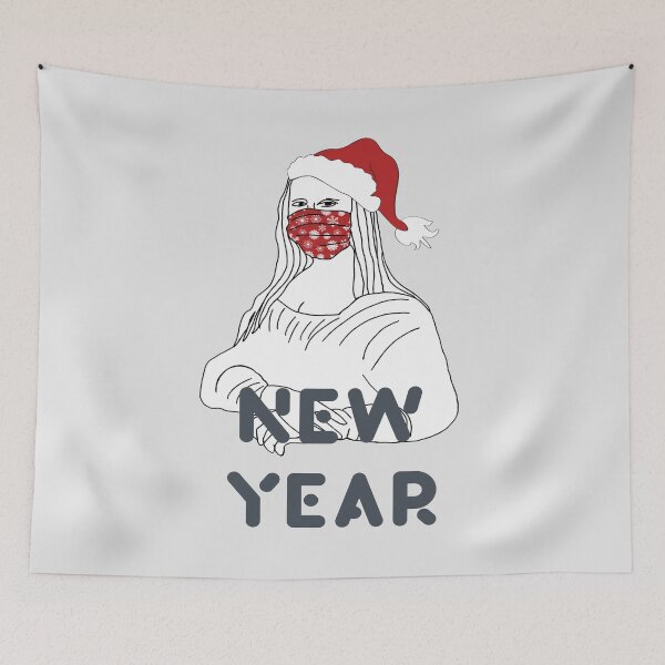 Item preview, Funny Santa Mona Lisa  designed and sold by OMdesign10.