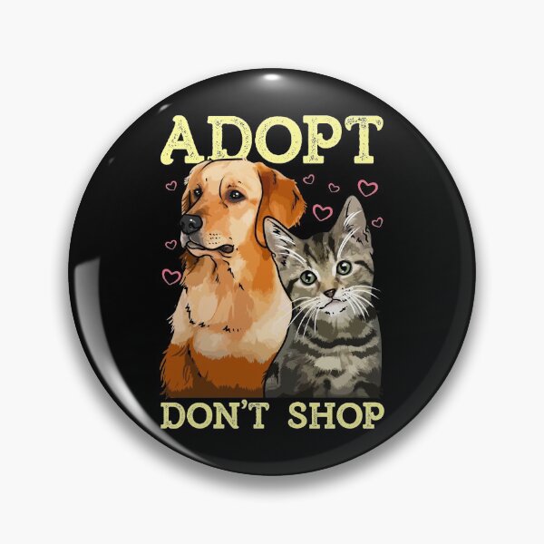 Item preview, Adopt Don't Shop Cute Cat & Dog Rescue Adoption designed and sold by perfectpresents.