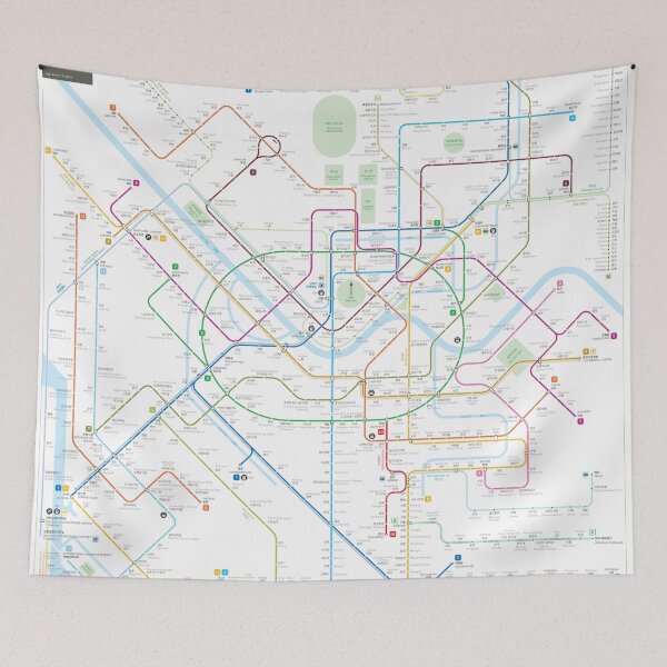 Item preview, Seoul metro map designed and sold by Jug Cerovic.