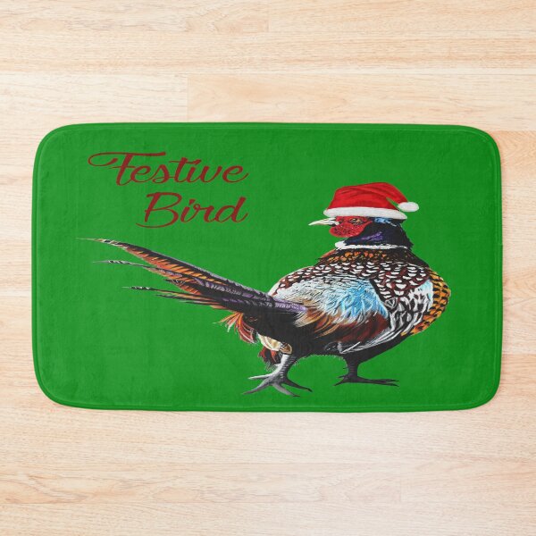 Item preview, Festive bird fun Christmas Pheasant designed and sold by IslesArt.