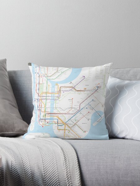 Item preview, New York City subway map designed and sold by Jug Cerovic.