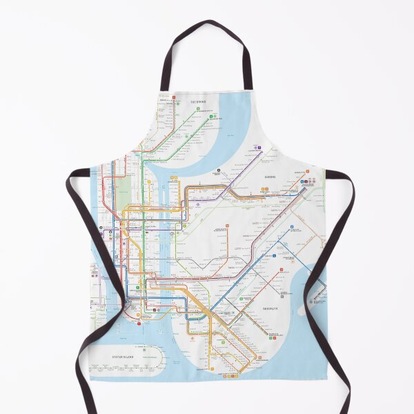 Item preview, New York City subway map designed and sold by Jug Cerovic.