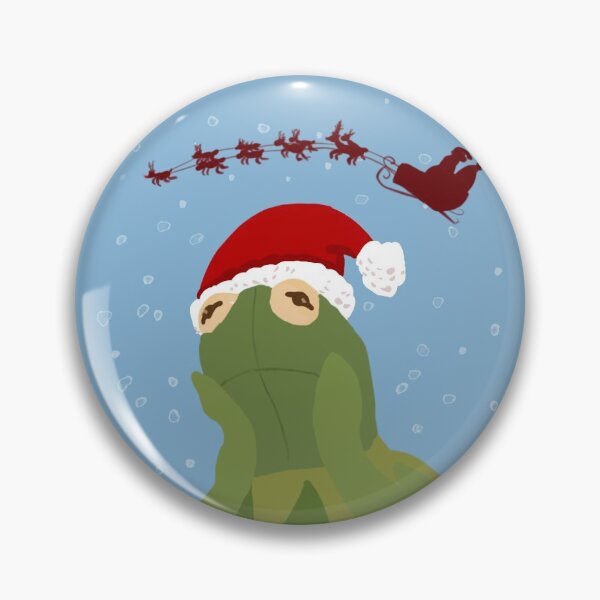 Item preview, Christmas Kermit the Frog designed and sold by pinkc0w.