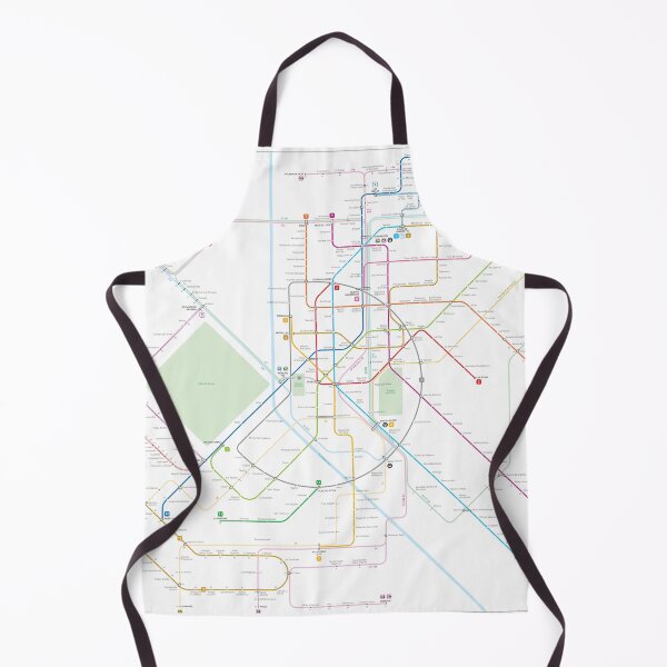 Item preview, Madrid metro map designed and sold by Jug Cerovic.