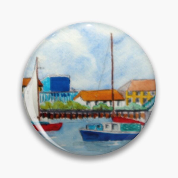 Item preview, Painting of Boats at Fleetwood. designed and sold by JacquiK.