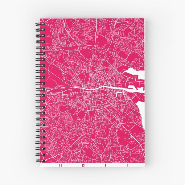 Item preview, Dublin map raspberry designed and sold by mapsart.