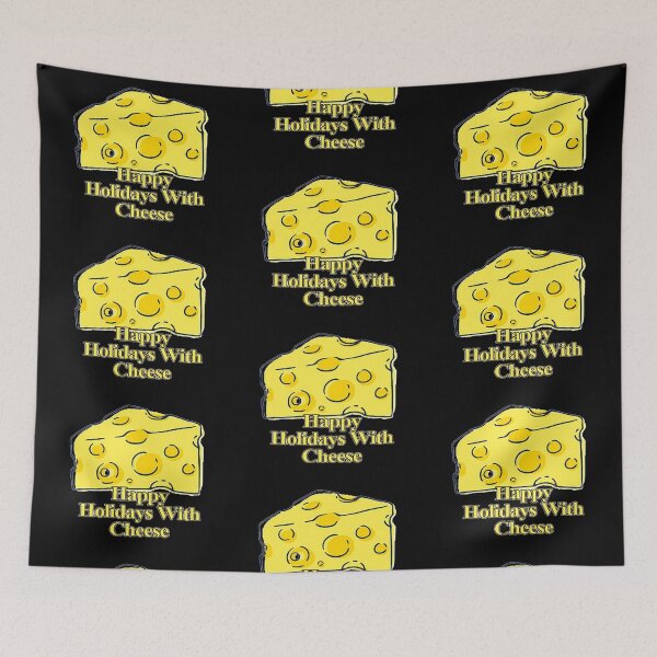 Item preview, Happy Holidays With Cheese designed and sold by NancyArtDesigns.