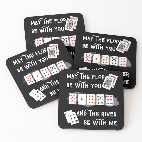 Item preview, May the flop be with you and the river be with me! Dark designed and sold by Poker Gifts.