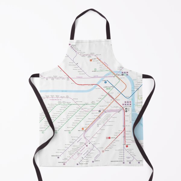 Item preview, Boston metro subway map designed and sold by Jug Cerovic.